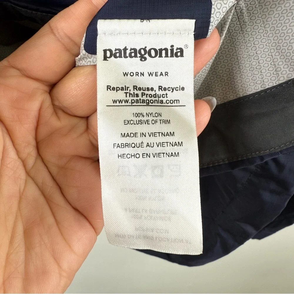 Patagonia Women's Torrentshell Jacket Style # 83807 NVYB Navy Blue Size XL - Picture 8 of 9